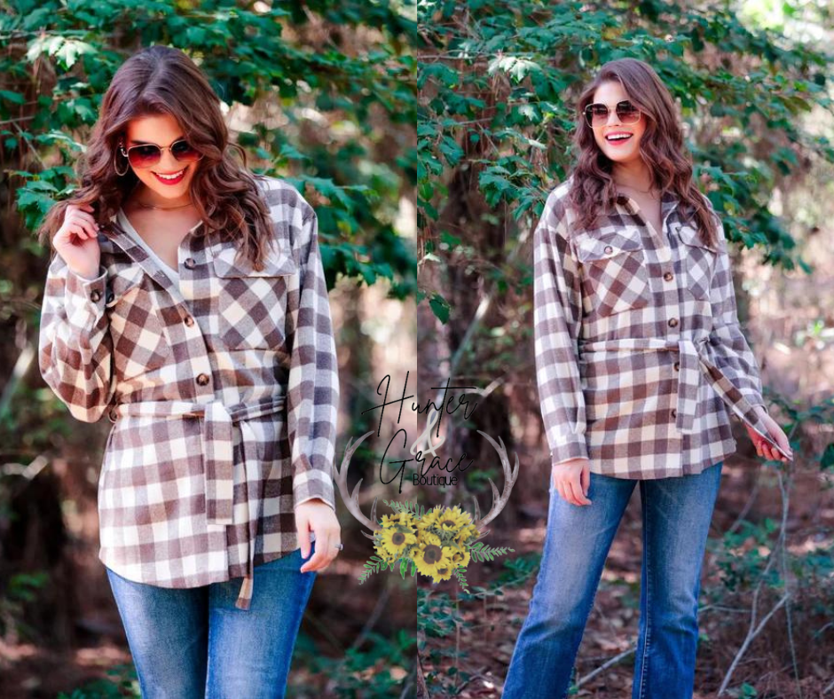 Maple Plaid Shacket
