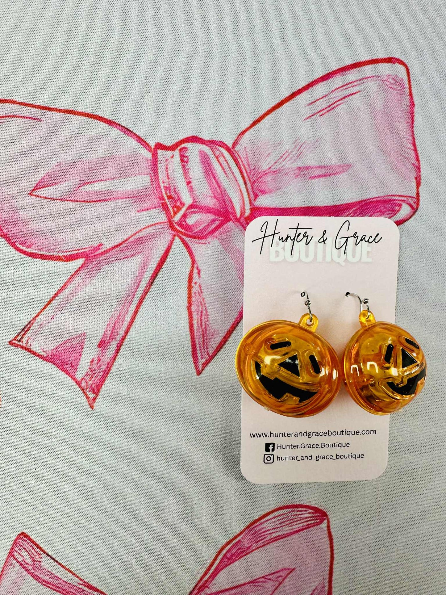 Light Up Jack-O-Lantern Dangles