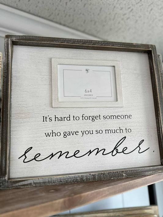 Hard To Forget Someone Frame