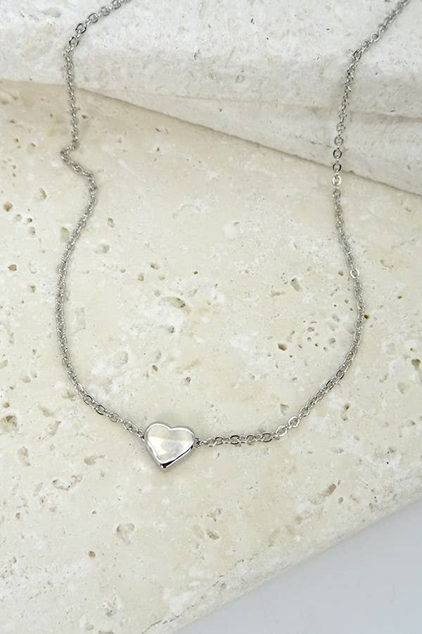 Classic Mini Heart- Silver