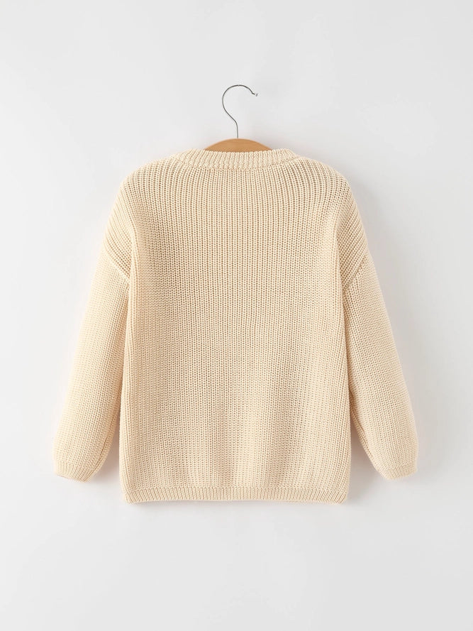 Gingerbread Girl's Pullover Sweater