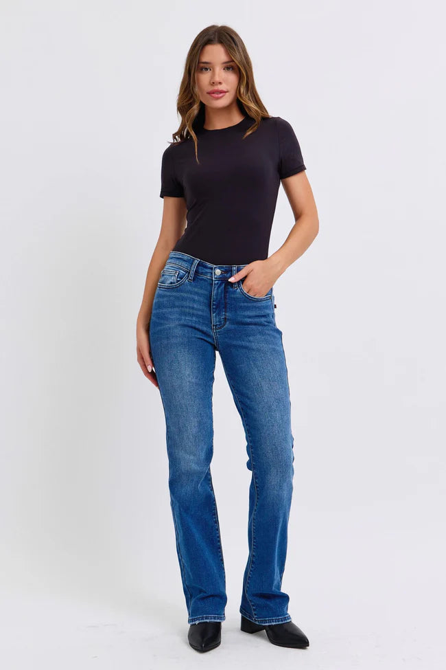 Judy Blue Mid-Rise Bootcut Jeans
