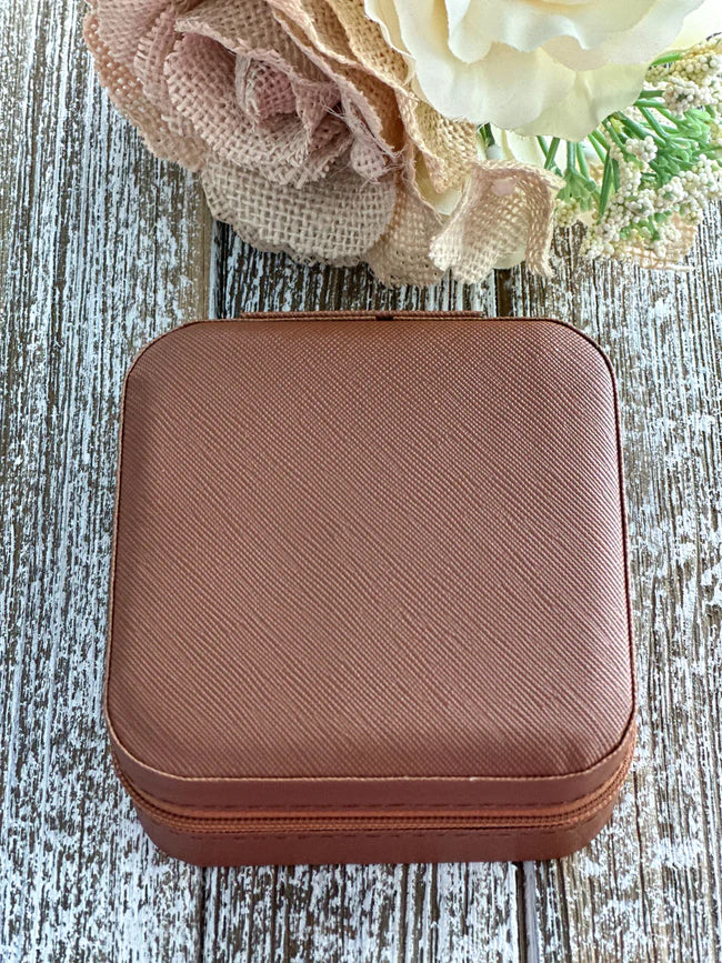 Travel Jewelry Box- Brown