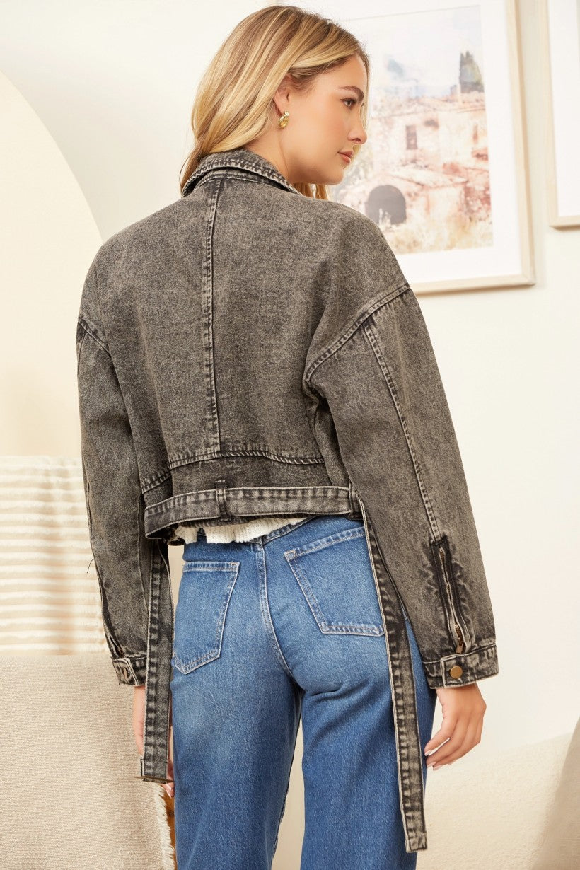 The Motto Charcoal Jacket