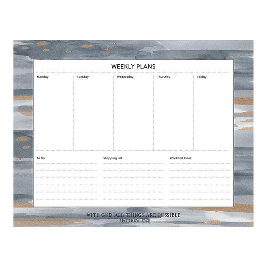 Weekly Planner - With God