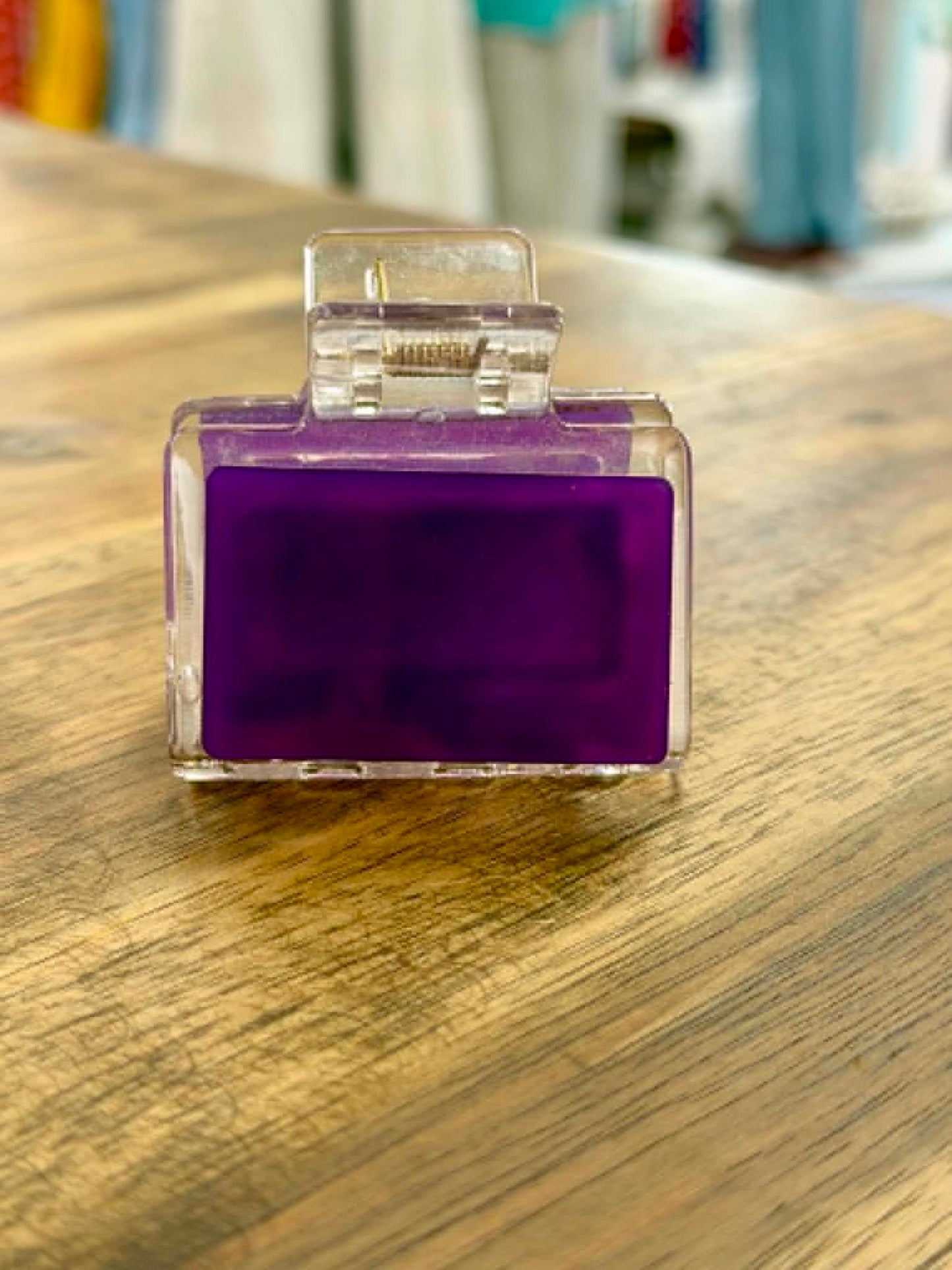 Purple Claw Clip