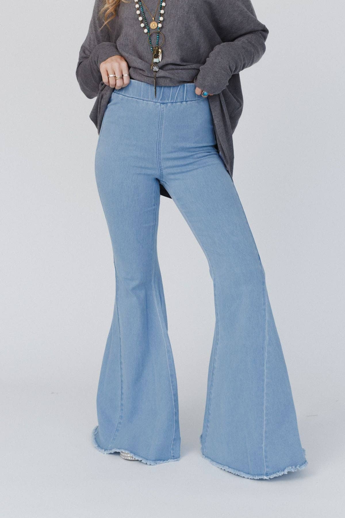 The Signature Western Flare - Light Denim
