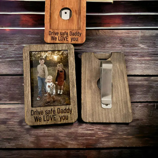 Visor Photo Frame Gift (Gray)