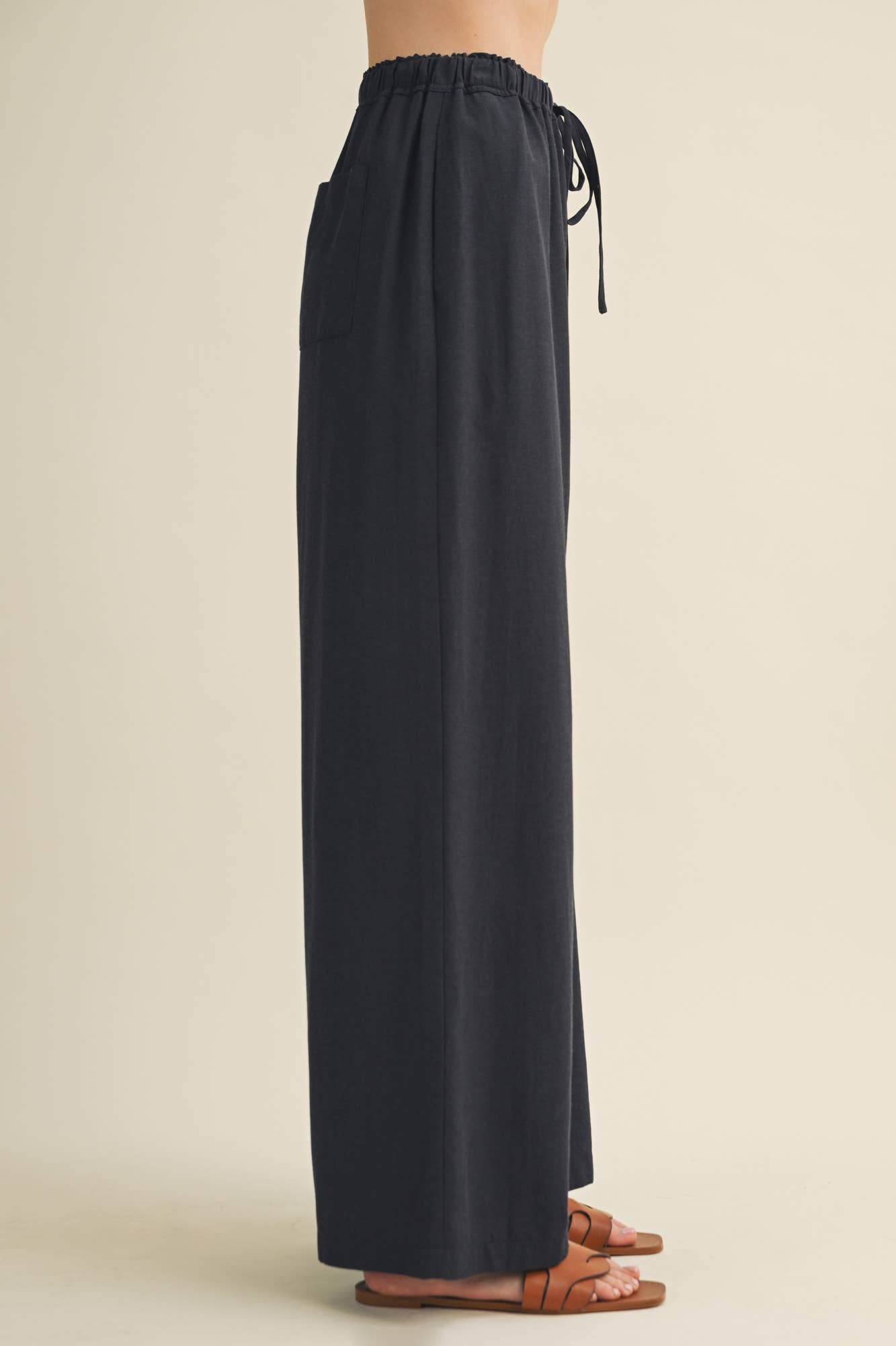 Midnight Wide Leg Pants