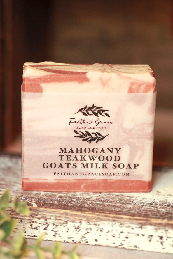 Mahogany Teakwood Goat Milk Soap