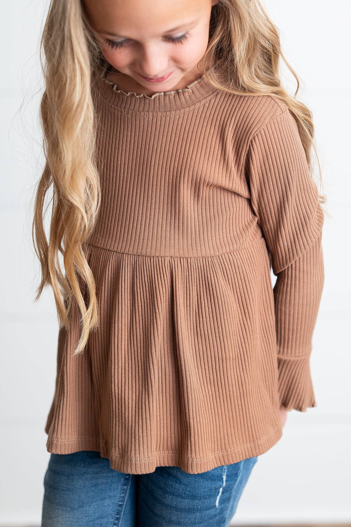 Little Latte Ribbed Tunic