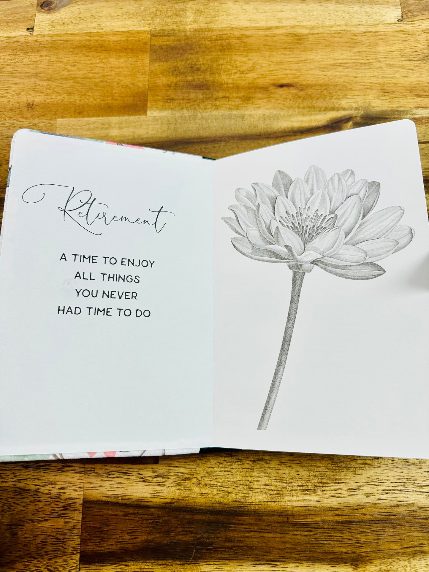 Floral Journal - Retirement