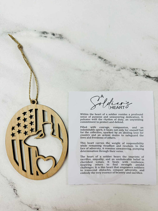 Heart of a Soldier Ornament
