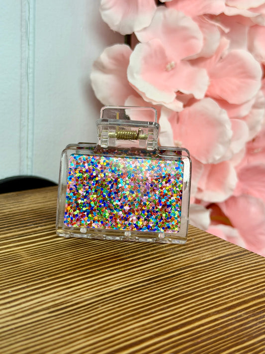 Confetti Crush Claw Clip