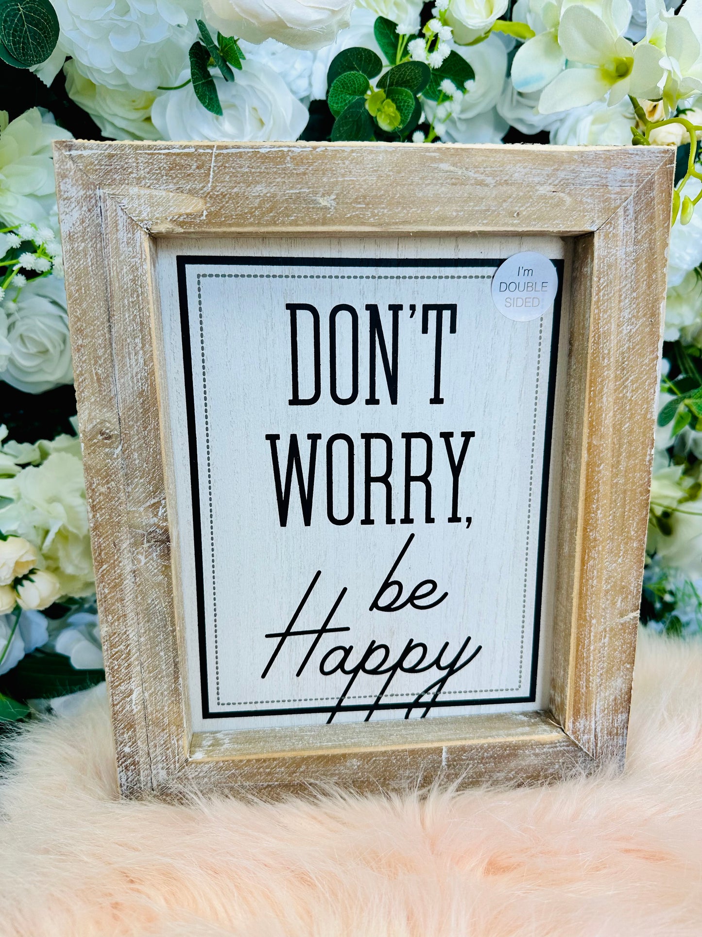 Don’t Worry/Cozy Inside Sign