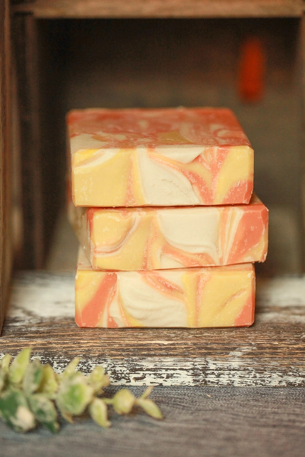 Pineapple Mango Coconut Milk Artisan Bar Soap, Shea Butter