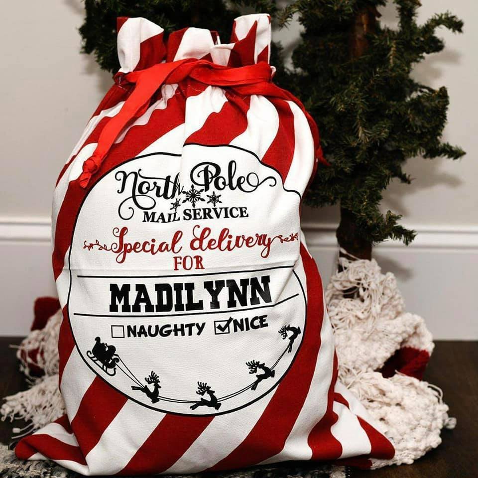 Custom Christmas Sacks - 3 Options