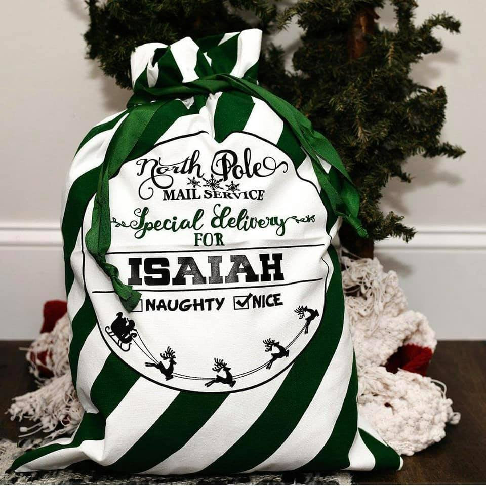 Custom Christmas Sacks - 3 Options