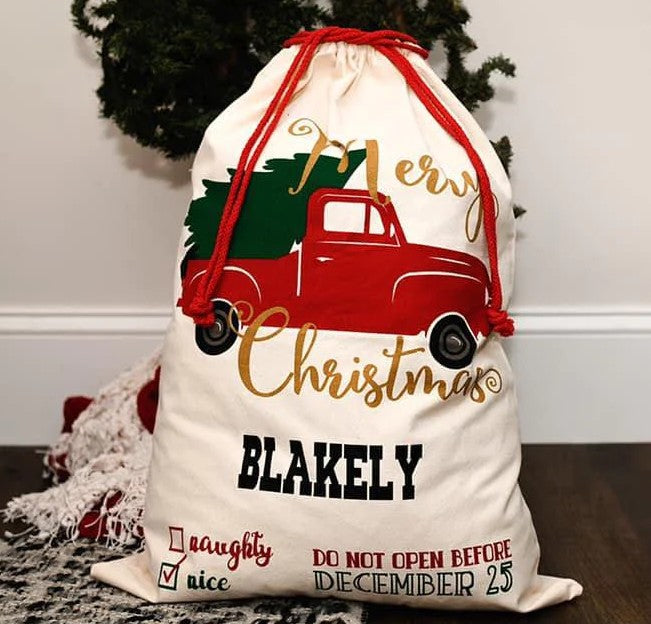 Custom Christmas Sacks - 3 Options