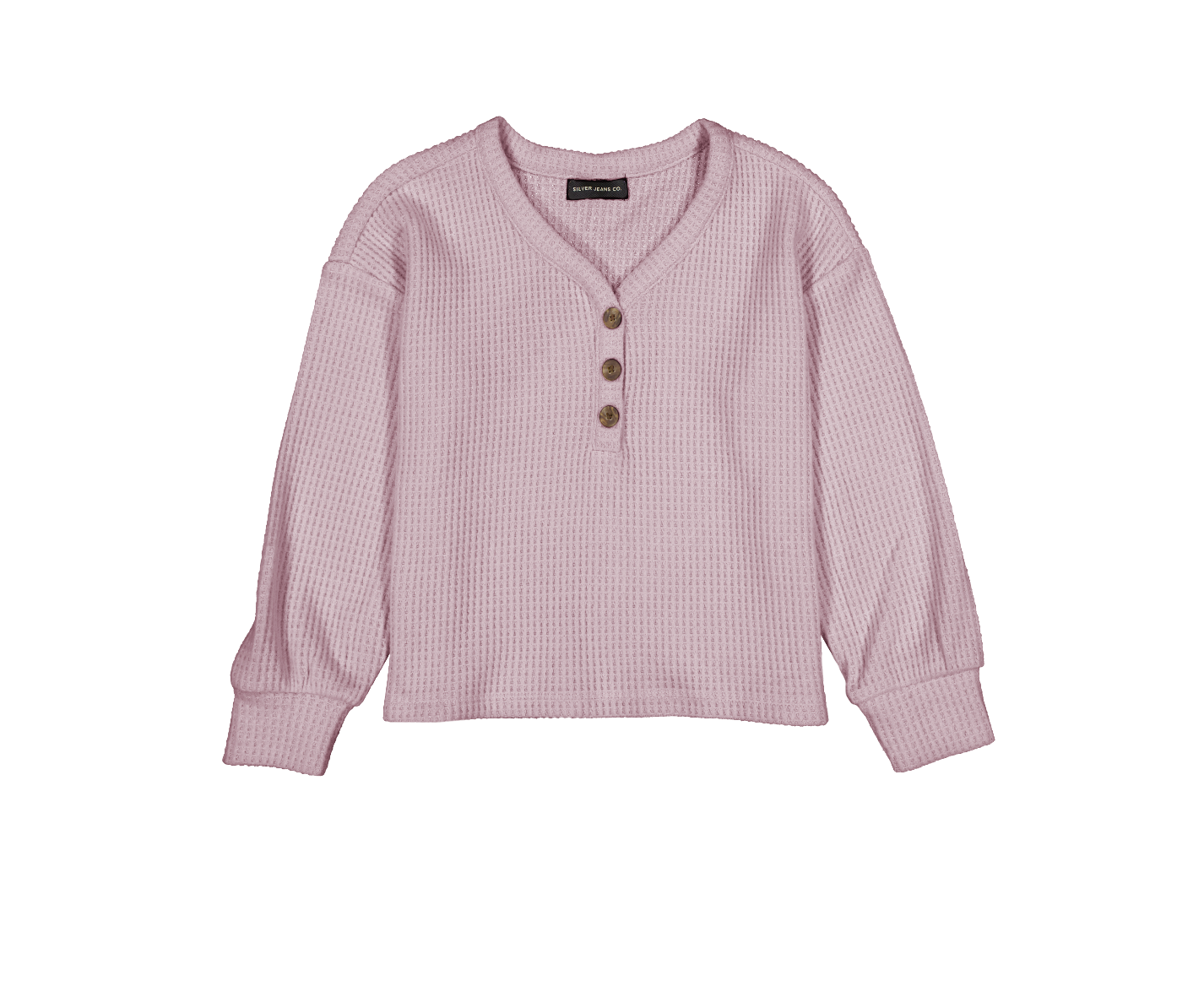 Thermal Henley- Pink