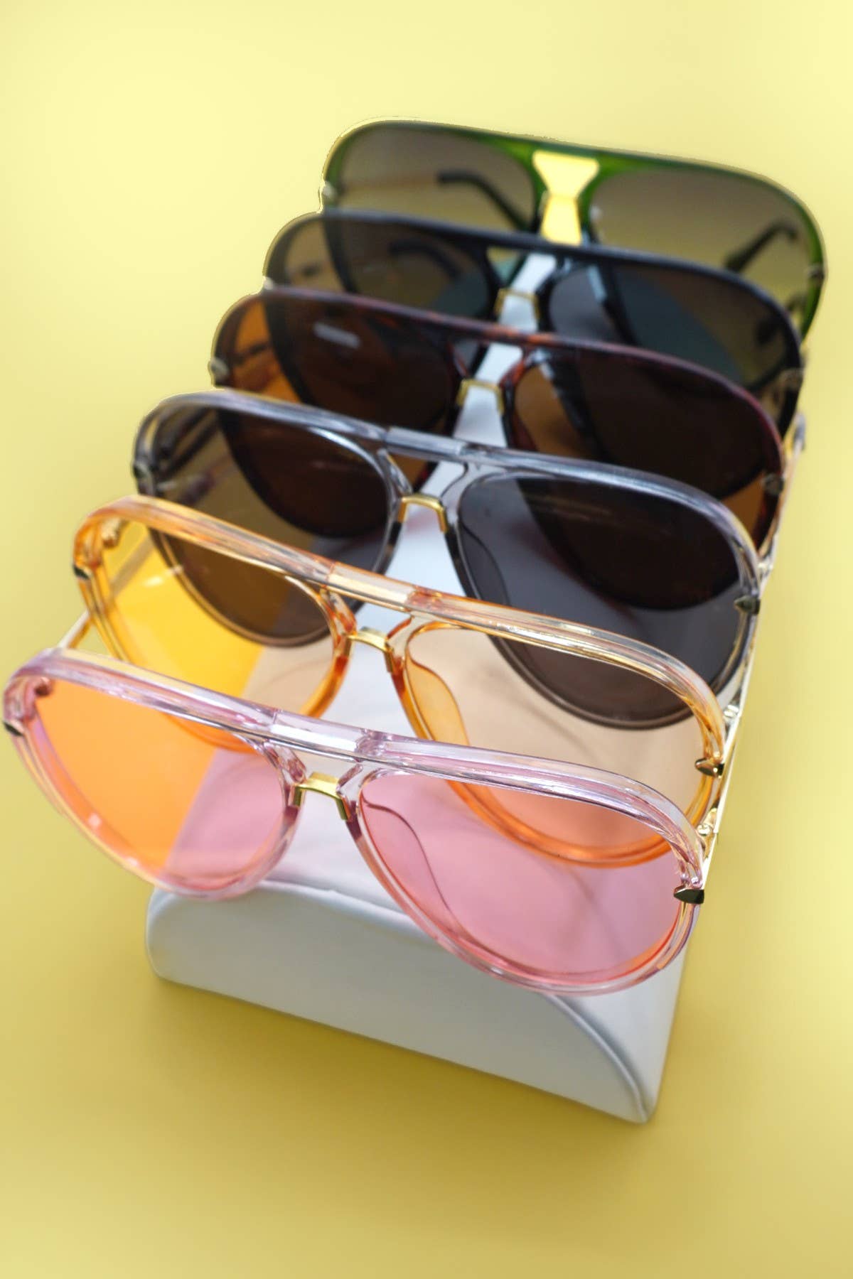 Oversized Retro Sunglasses (6 Color Options)