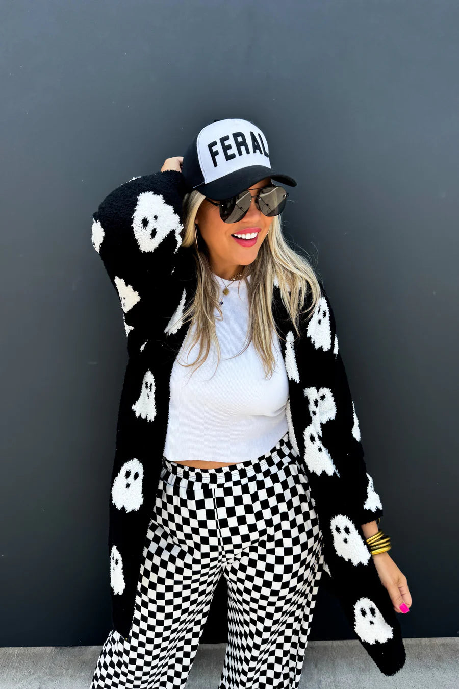 GHOST Reversible Cardigan *PRE-ORDER*