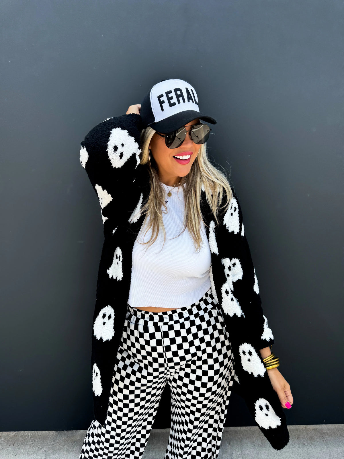 Boo Crew- GHOST Cardigan