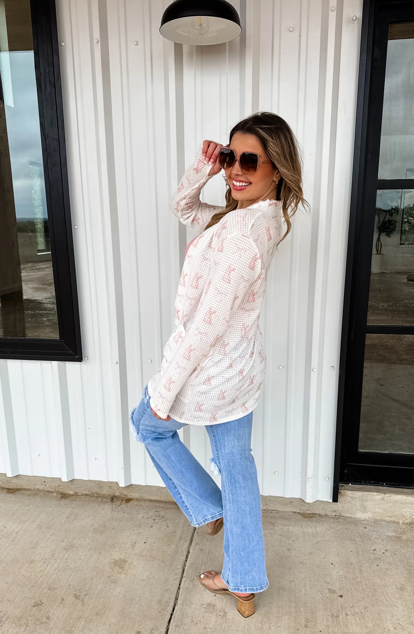 Pink Bunny Lola Cardigan
