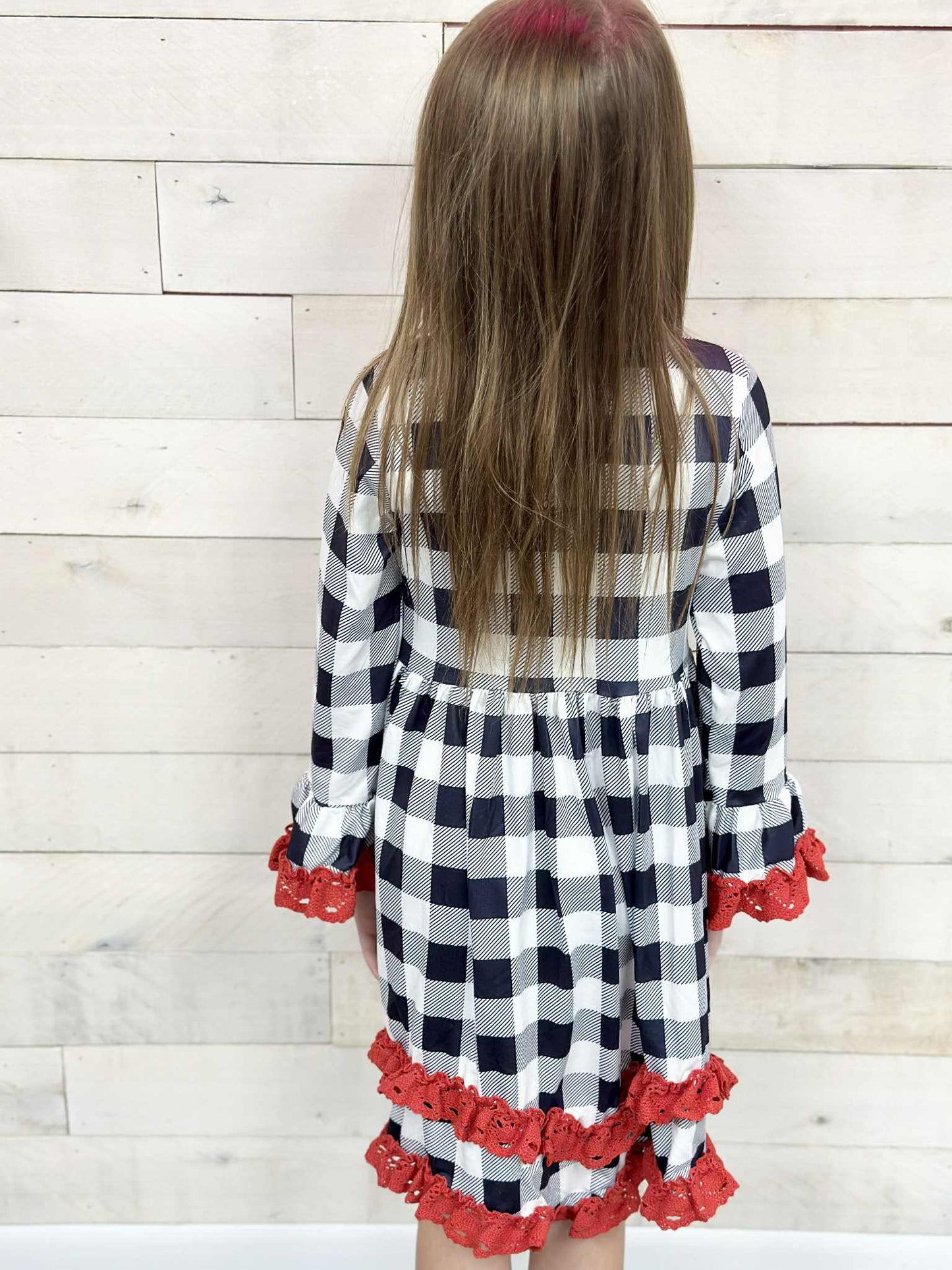 Santa Gingham Dress