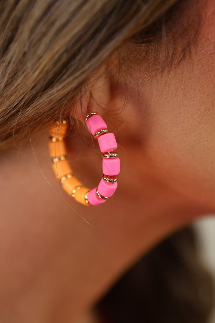 Sunshine Hoop Earrings