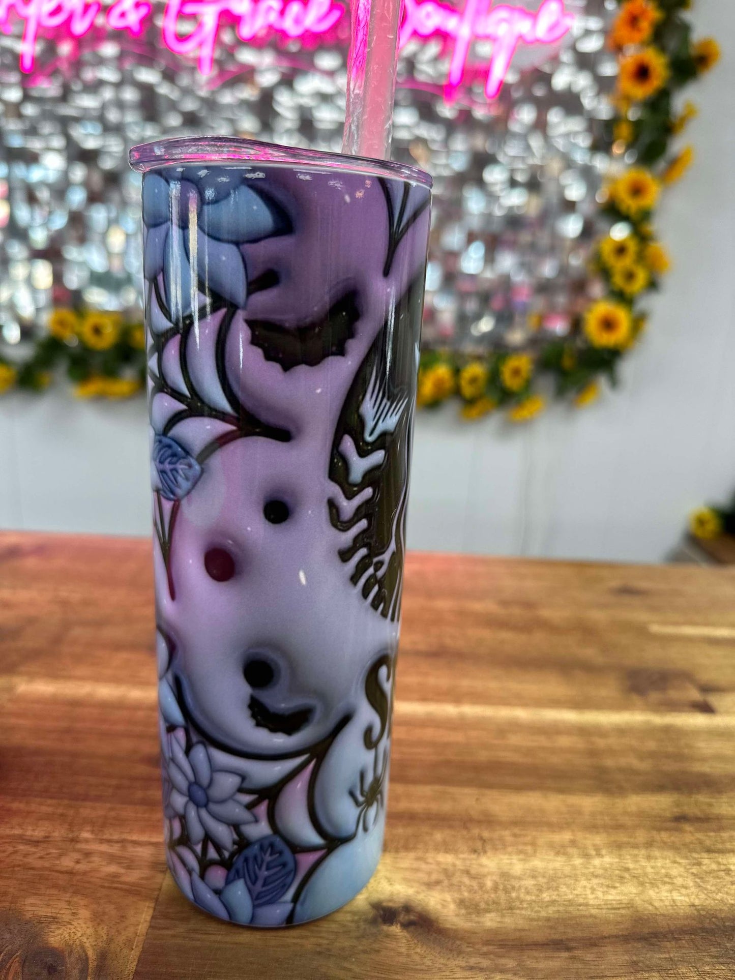 Spooky Vibes 20oz Skinny Tumbler