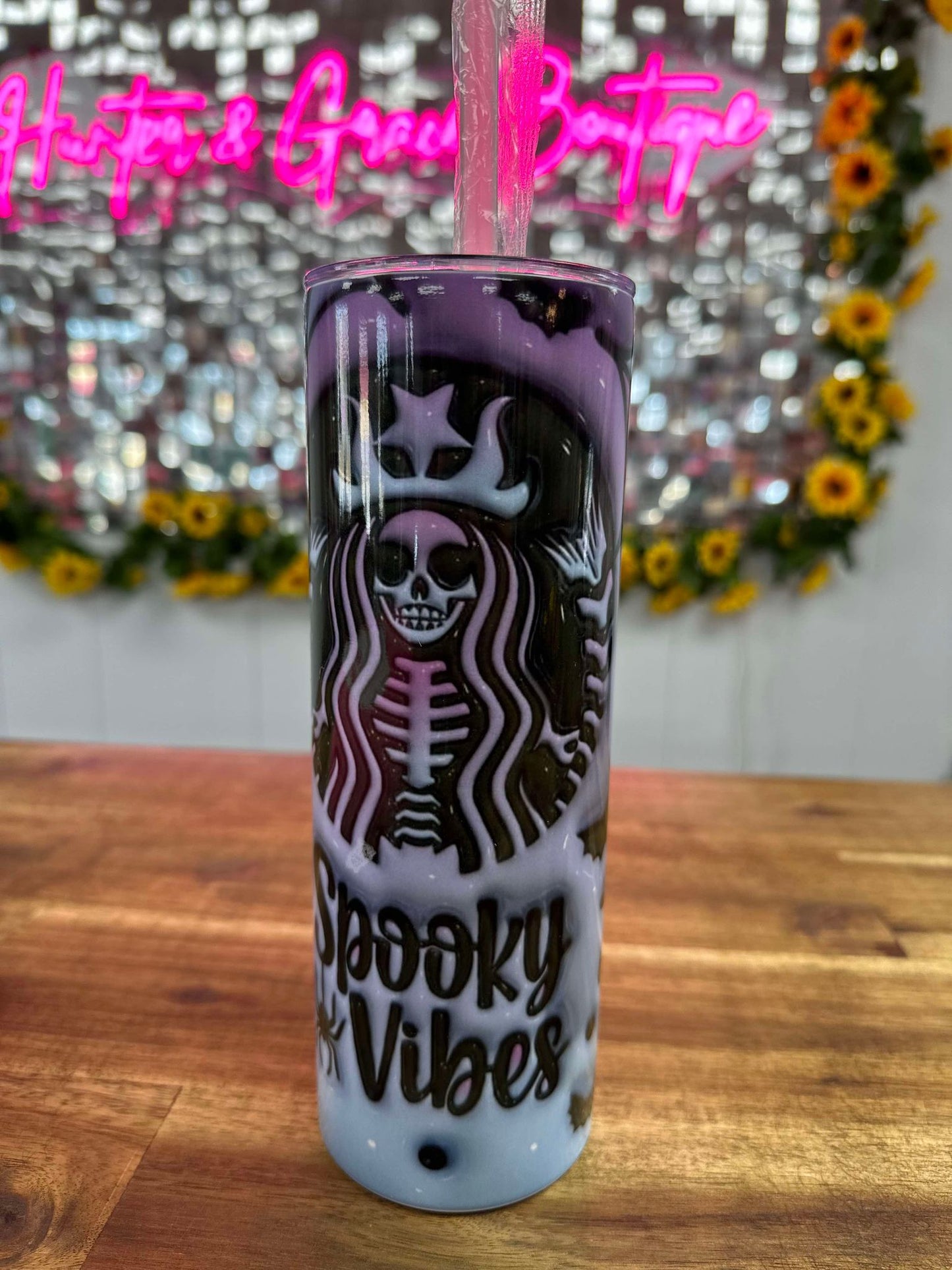 Spooky Vibes 20oz Skinny Tumbler