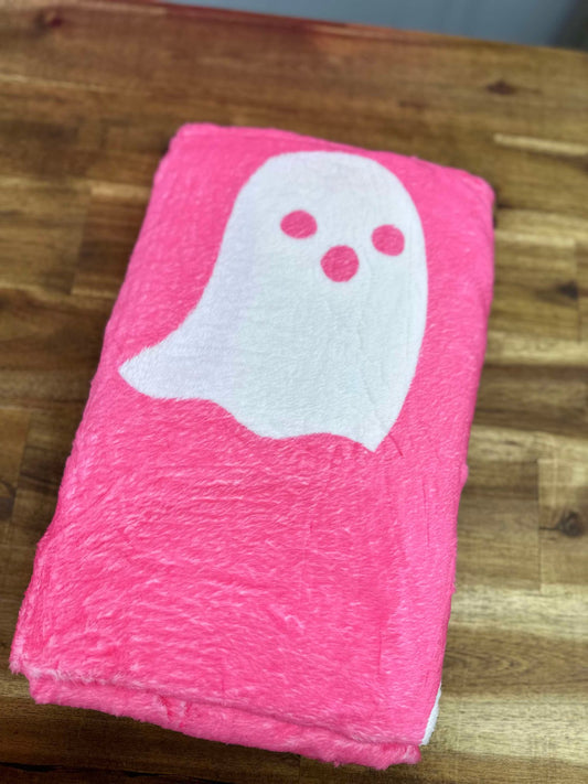 Pink Boo Blanket