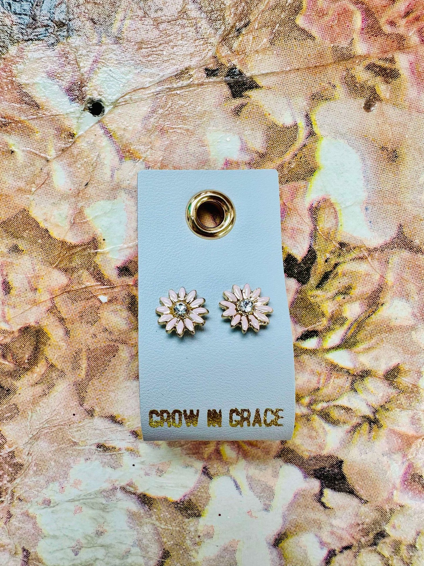 Stud Earrings - Grow in Grace - Flower