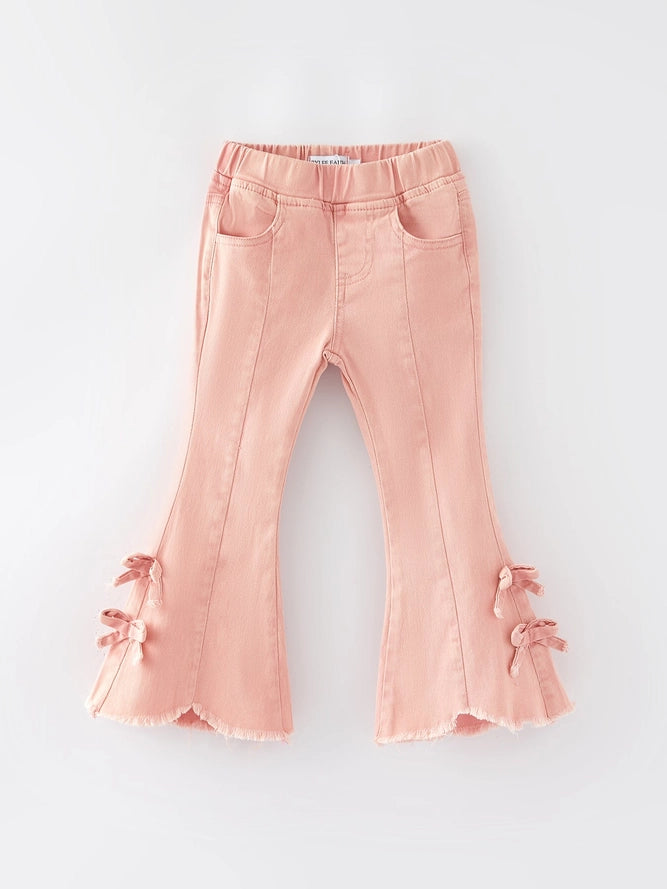 Light Pink Bow Flares