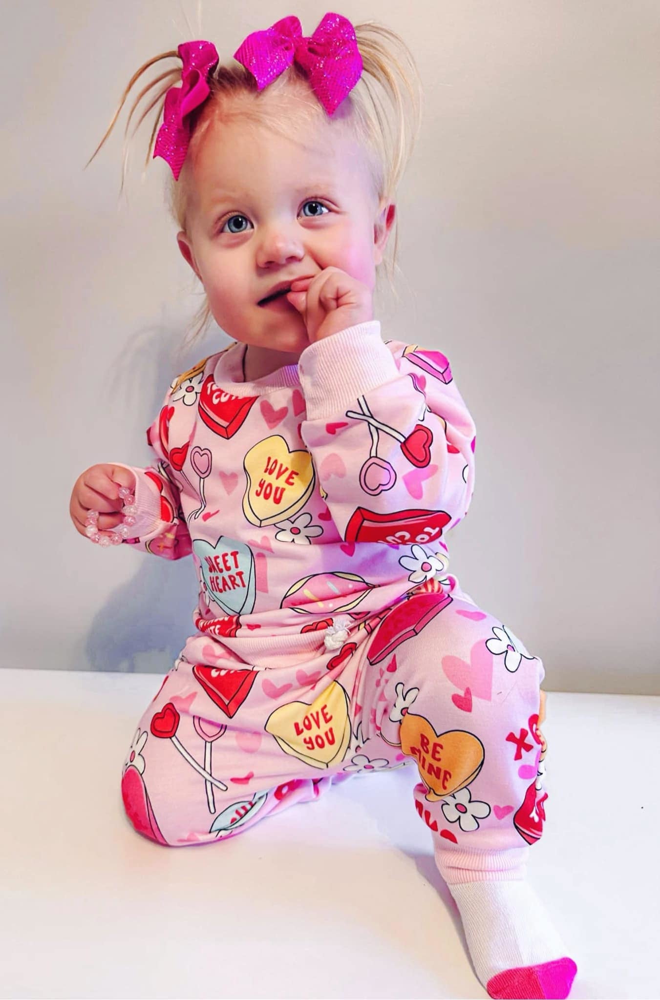 Valentine Girls Sweatshirt and Pant Set (4 Styles) *PRE-ORDER*