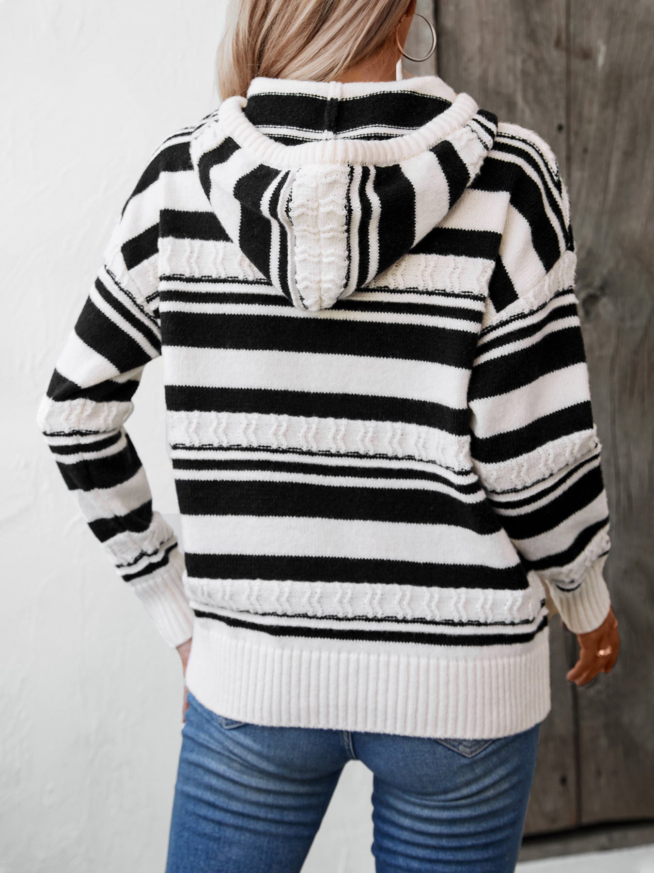 The Seirra Stripe and Hood Pullover *PRE-ORDER*