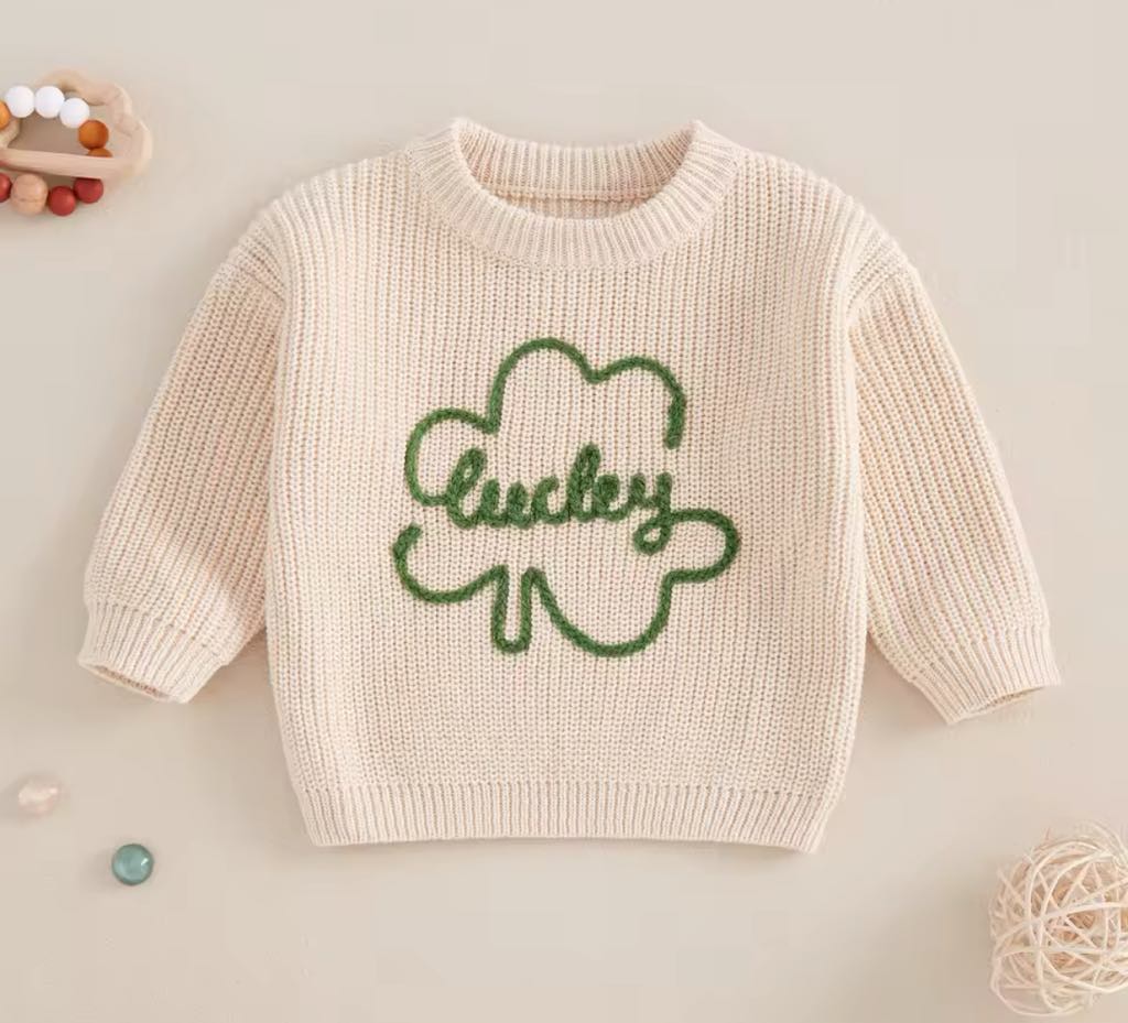 The Lucky Shamrock Chunky Knit Sweater *PRE-ORDER*