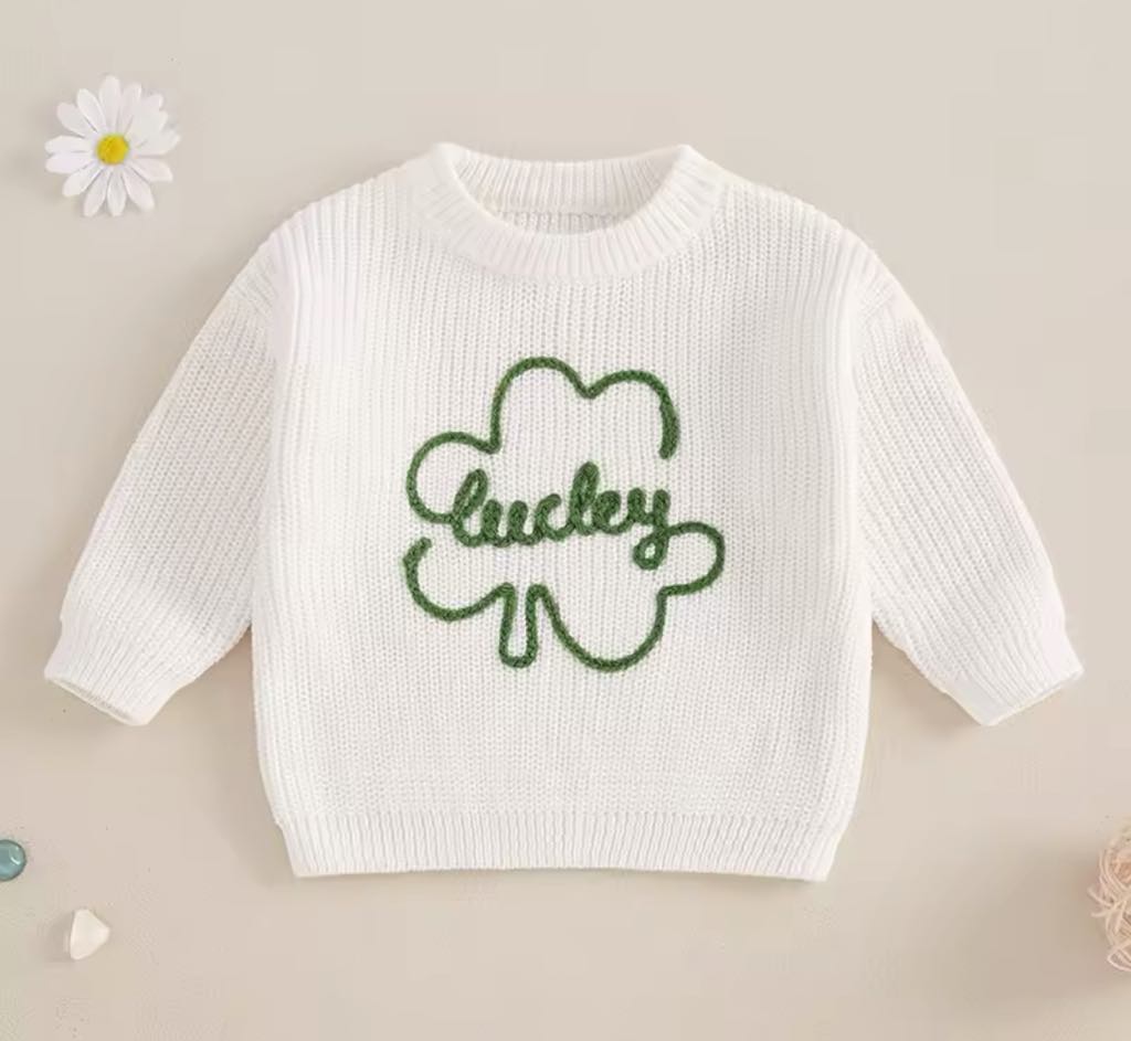 The Lucky Shamrock Chunky Knit Sweater *PRE-ORDER*