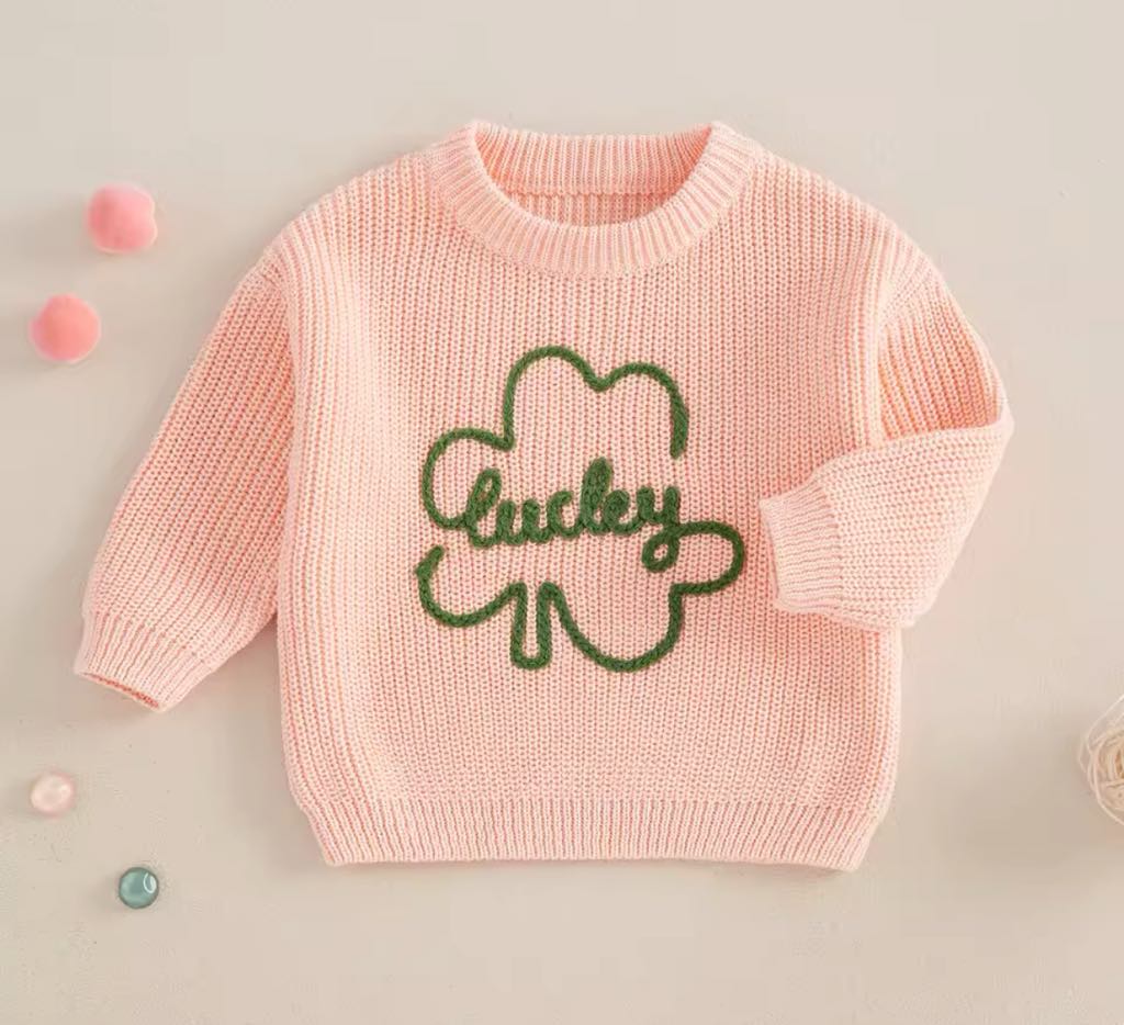 The Lucky Shamrock Chunky Knit Sweater *PRE-ORDER*