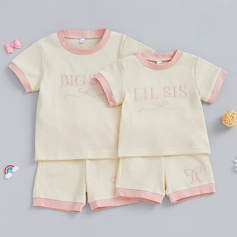 Waffle Knit Sis Sets *PRE-ORDER*