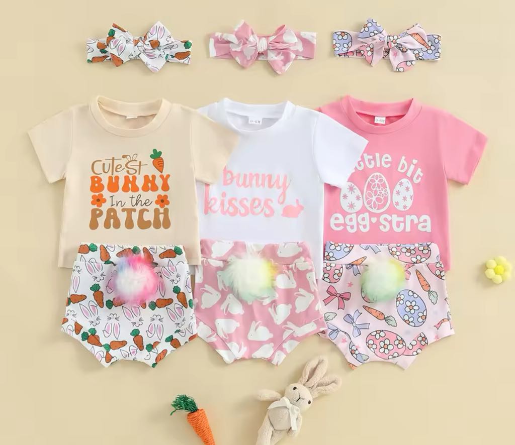 Easter Sets with Fluffy Bunny Tail *PRE-ORDER*