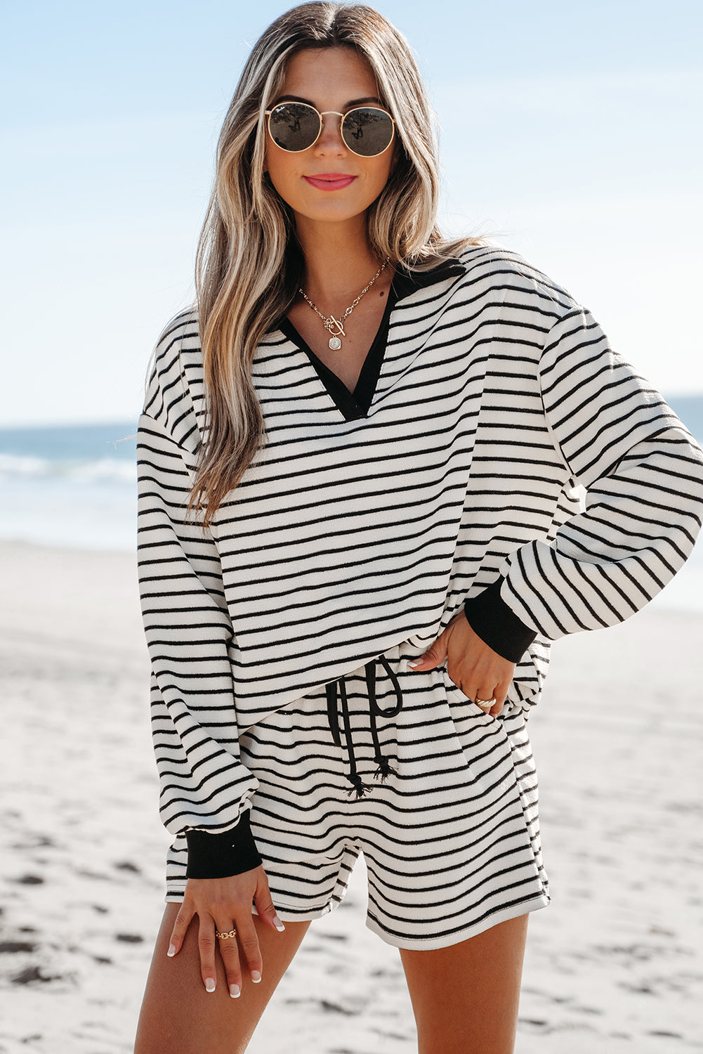 The Valarie B&W Stripe Set *PRE-ORDER*