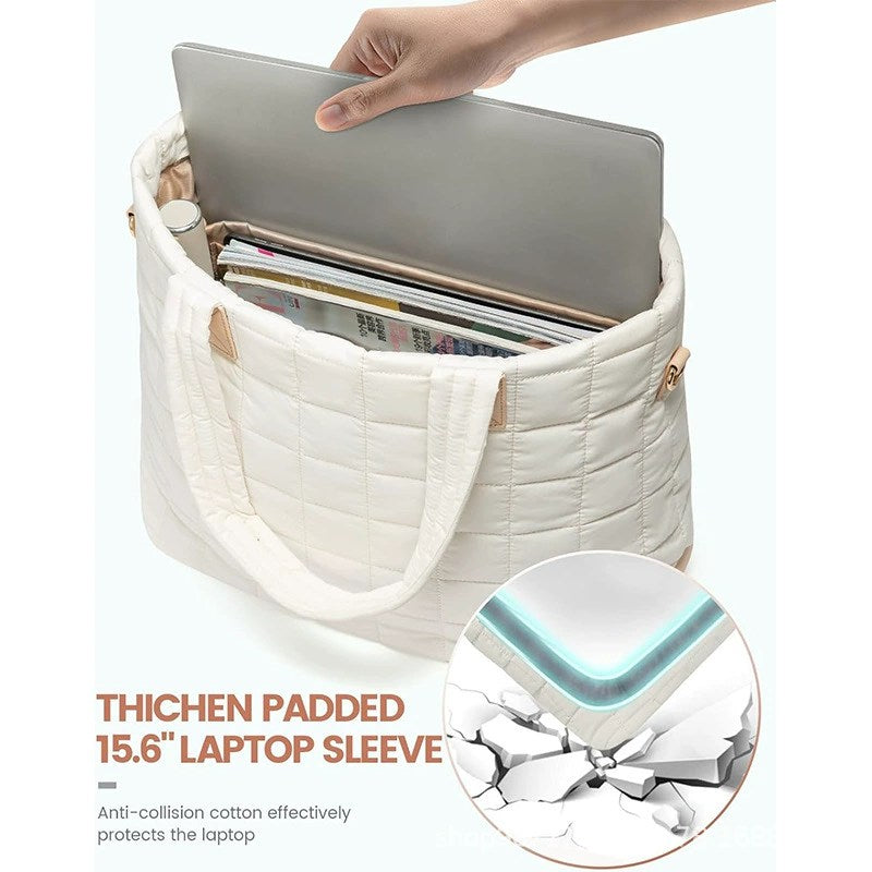 Quilted Nylon Tote with Wristlet *PRE-ORDER*