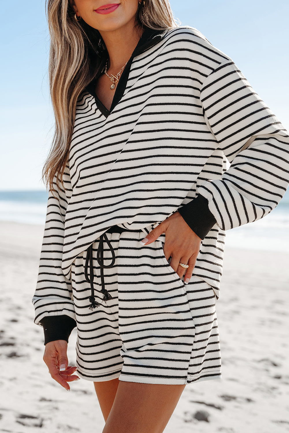 The Valarie B&W Stripe Set *PRE-ORDER*