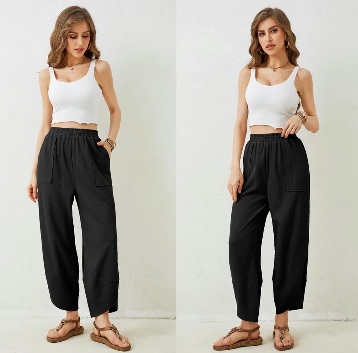 Harem Jersey Wide Leg Pants *PRE-ORDER*