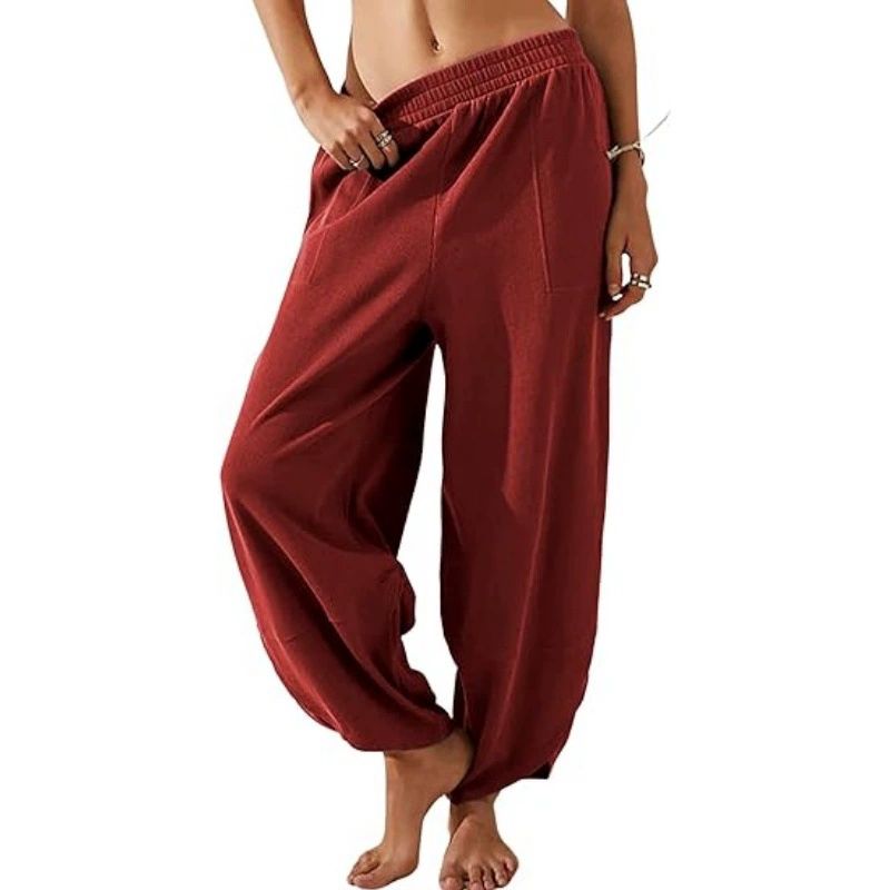 Harem Jersey Wide Leg Pants *PRE-ORDER*