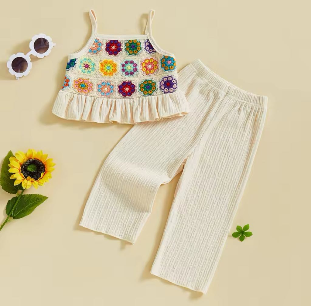 The Jazmin Crochet Tank and Pant Set *PRE-ORDER*