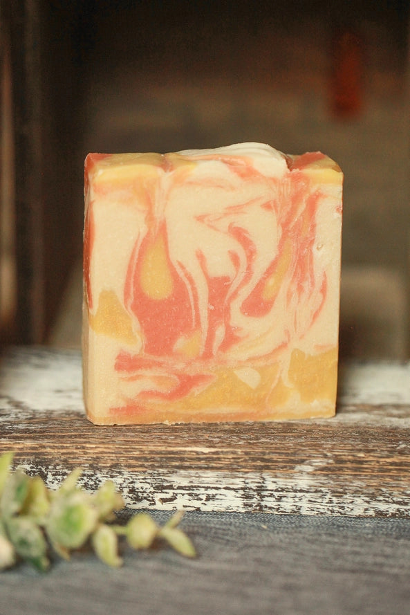 Pineapple Mango Coconut Milk Artisan Bar Soap, Shea Butter