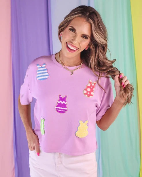 Calling My Peeps Chenille Top